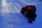 Alla croce del Monte Ocone (1363 m) dalla Forcella Alta il 20 febbraio 2016 - FOTOGALLERY